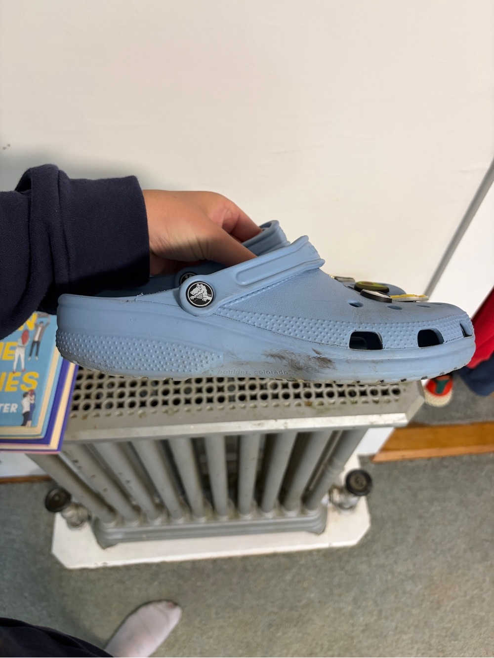 Powder Blue Crocs - Picture 3 of 6